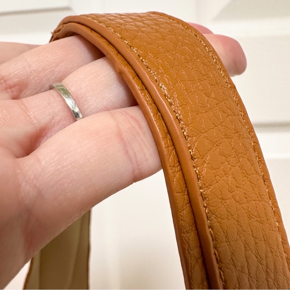 Antik Kraft Slouchy Tote in Camel Tan Vegan Leather NWT - Picture 8 of 12